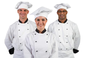 Three chefs