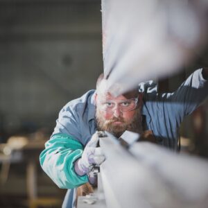 metal being worked